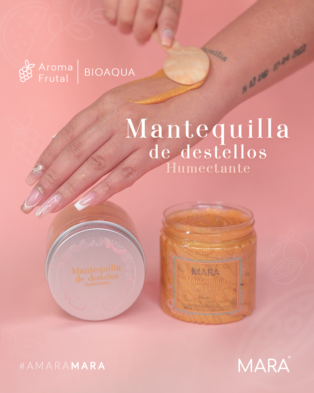 Mantequilla Humectante de destellos 200gr