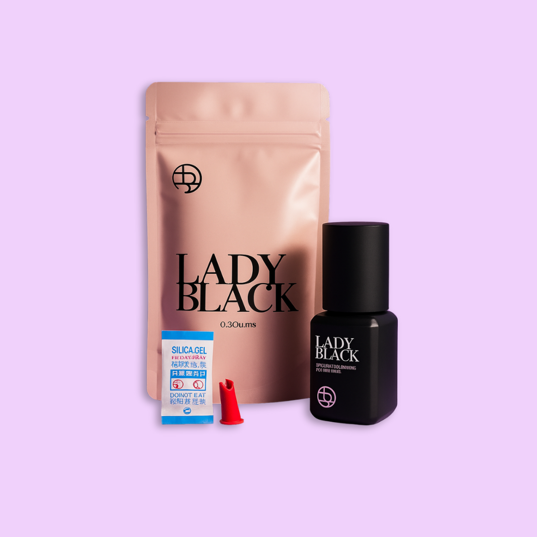 PEGA PARA PESTAÑAS LADY BLACK 5ML CON INVIMA