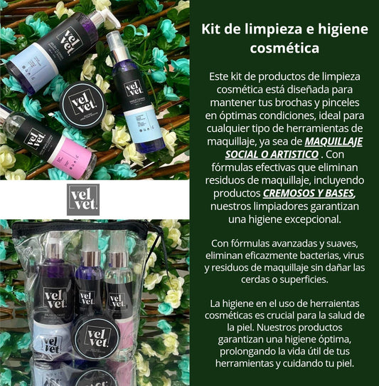 Kit limpieza brochas