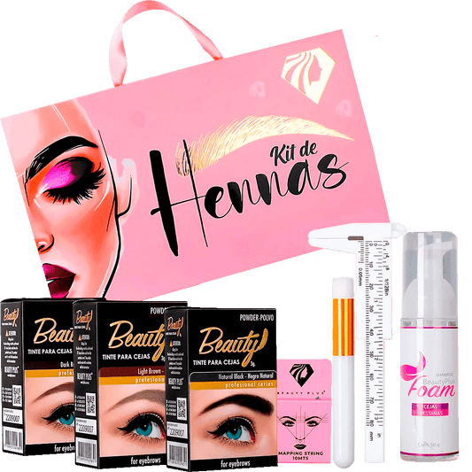 KIT DE HENNA PARA CEJAS