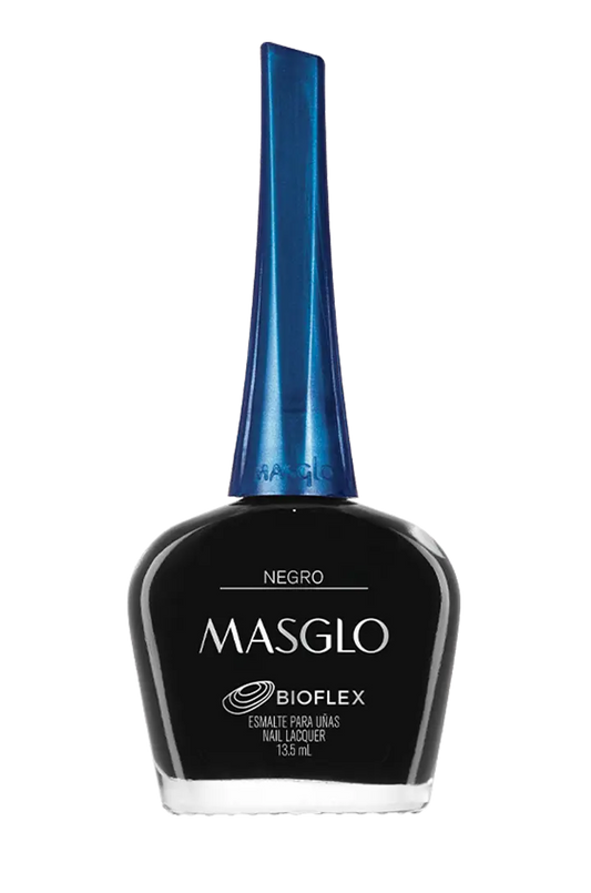 NEGRO - ESMALTE TRADICIONAL CREMOSO MASGLO 13,5 ML - GAMA NEGRO