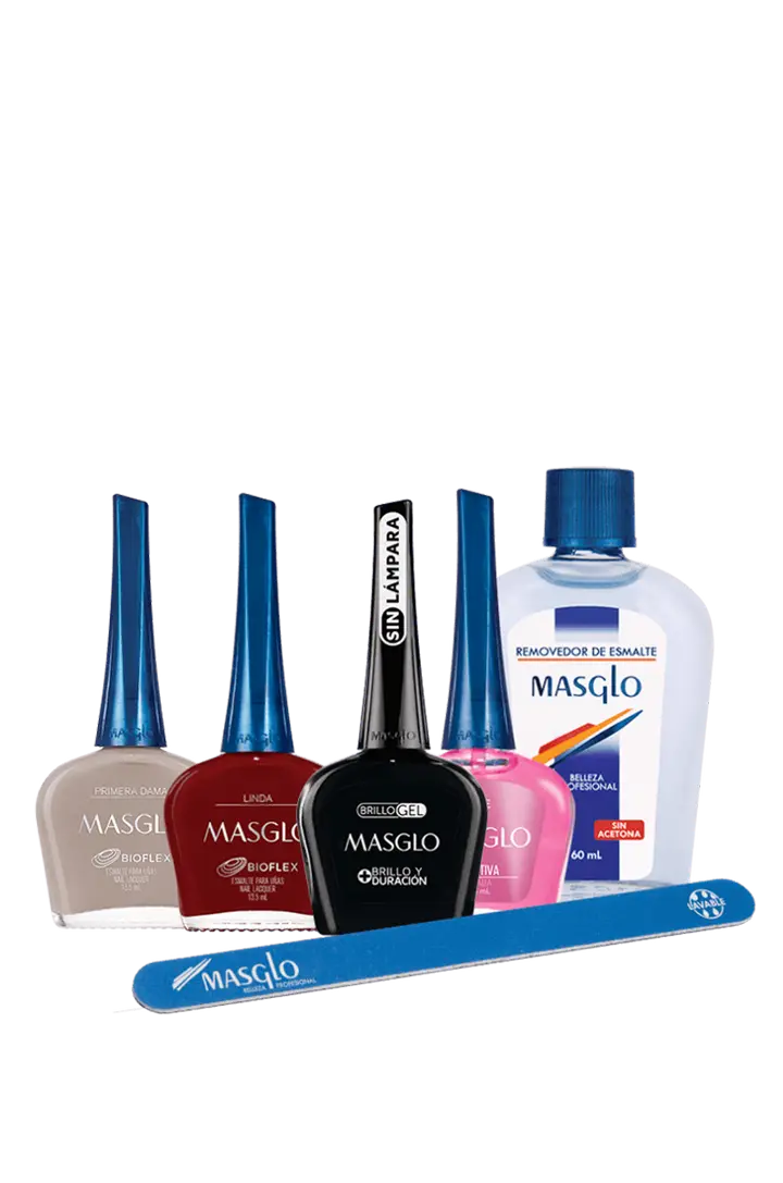 KITS PROFESIONAL MASGLO KIT MANICURE EN CASA