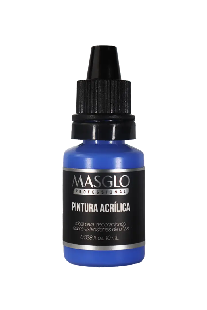 PINTURA ACRÍLICA AZUL REY 10ML MASGLO - GAMA AZUL