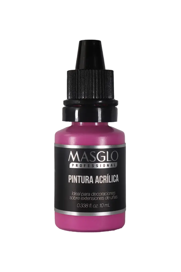 PINTURA ACRÍLICA FUCSIA 10 ML MASGLO - GAMA FUCSIA