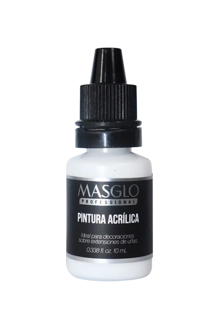 PINTURA ACRÍLICA BLANCA 10 ML MASGLO - GAMA BLANCO