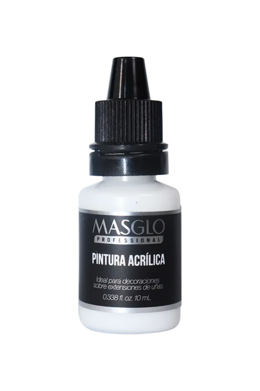 PINTURA ACRÍLICA BLANCA 10 ML MASGLO - GAMA BLANCO