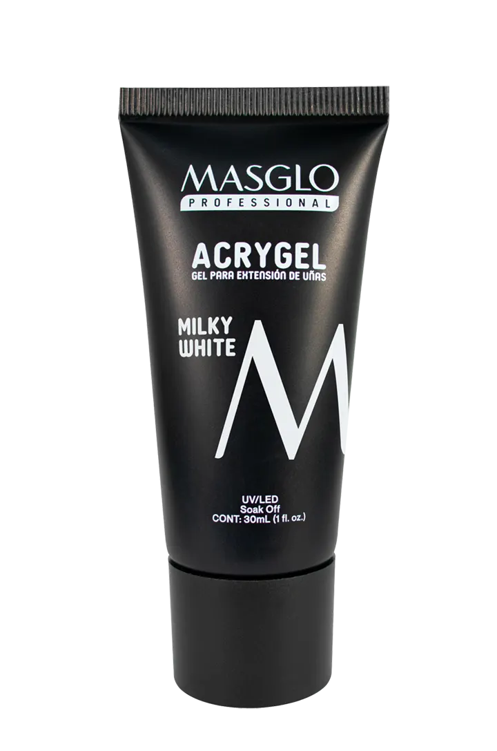 MILKY WHITE PROFESSIONAL ACRYGEL 30ML MASGLO