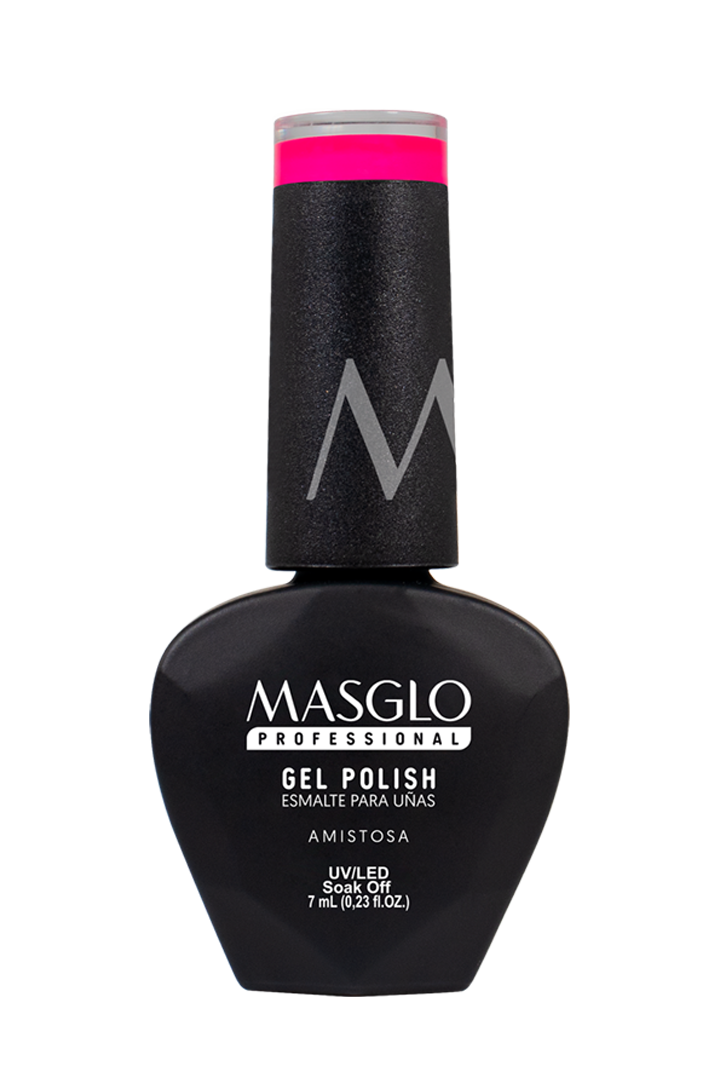 AMISTOSA - ESMALTE SEMIPERMANENTE MASGLO PROFESSIONAL GEL POLISH 7 ML CREMOSO - GAMA MORADO