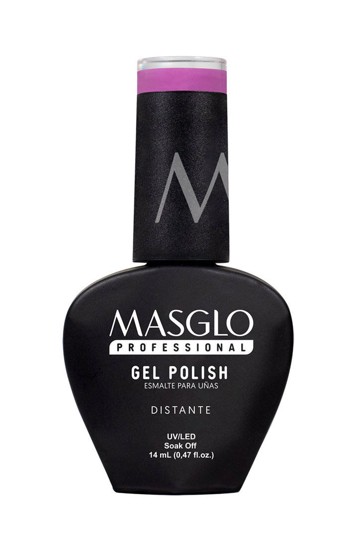 DISTANTE - ESMALTE SEMIPERMANENTE MASGLO PROFESSIONAL GEL POLISH 14 ML CREMOSO - GAMA VIOLETA