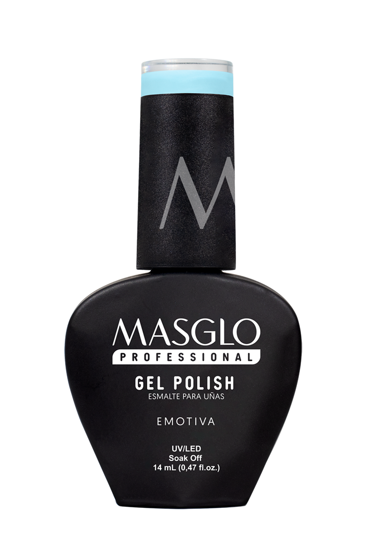 EMOTIVA - ESMALTE SEMIPERMANENTE MASGLO PROFESSIONAL GEL POLISH 14 ML CREMOSO - GAMA AZUL