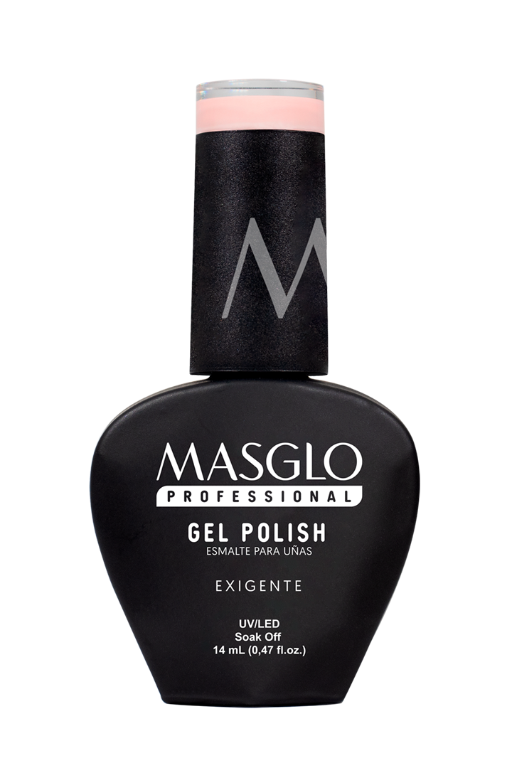 EXIGENTE - ESMALTE SEMIPERMANENTE MASGLO PROFESSIONAL GEL POLISH 14 ML CREMOSO - GAMA ROSADO