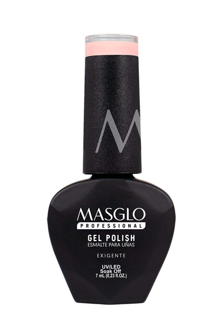 EXIGENTE - ESMALTE SEMIPERMANENTE MASGLO PROFESSIONAL GEL POLISH 7 ML CREMOSO - GAMA ROSADO