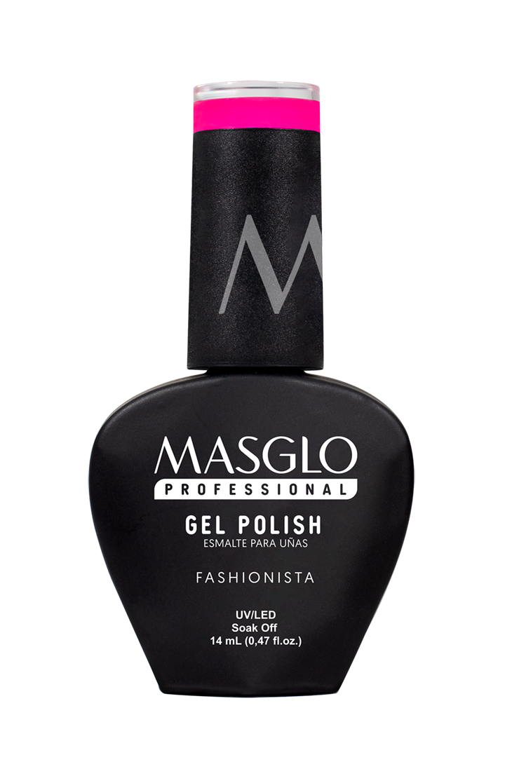 FASHIONISTA - ESMALTE SEMIPERMANENTE MASGLO PROFESSIONAL GEL POLISH 14 ML CREMOSO - GAMA FUCSIA