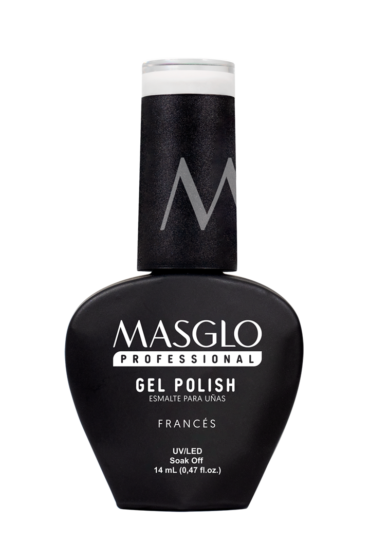 FRANCES - ESMALTE SEMIPERMANENTE MASGLO PROFESSIONAL GEL POLISH 14 ML TRASLÚCIDO - GAMA AMARILLO