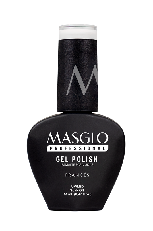 FRANCES - ESMALTE SEMIPERMANENTE MASGLO PROFESSIONAL GEL POLISH 14 ML TRASLÚCIDO - GAMA AMARILLO