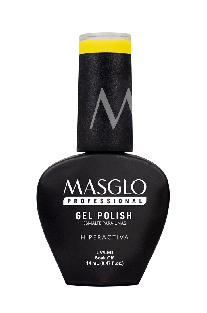 HIPERACTIVA - ESMALTE SEMIPERMANENTE MASGLO PROFESSIONAL GEL POLISH 14 ML CREMOSO - GAMA AMARILLO