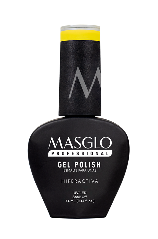 HIPERACTIVA - ESMALTE SEMIPERMANENTE MASGLO PROFESSIONAL GEL POLISH 14 ML CREMOSO - GAMA AMARILLO