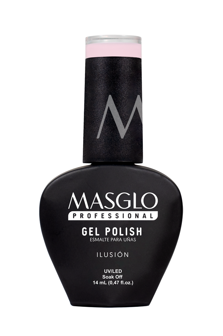 ILUSIÓN - ESMALTE SEMIPERMANENTE MASGLO PROFESSIONAL GEL POLISH 14 ML CREMOSO - GAMA ROSADO