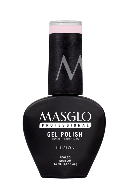 ILUSIÓN - ESMALTE SEMIPERMANENTE MASGLO PROFESSIONAL GEL POLISH 14 ML CREMOSO - GAMA ROSADO