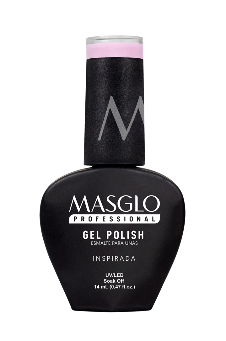 INSPIRADA - ESMALTE SEMIPERMANENTE MASGLO PROFESSIONAL GEL POLISH 14 ML CREMOSO - GAMA ROSADO