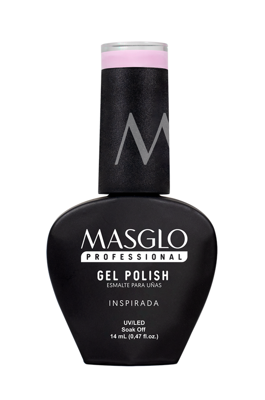 INSPIRADA - ESMALTE SEMIPERMANENTE MASGLO PROFESSIONAL GEL POLISH 14 ML CREMOSO - GAMA ROSADO