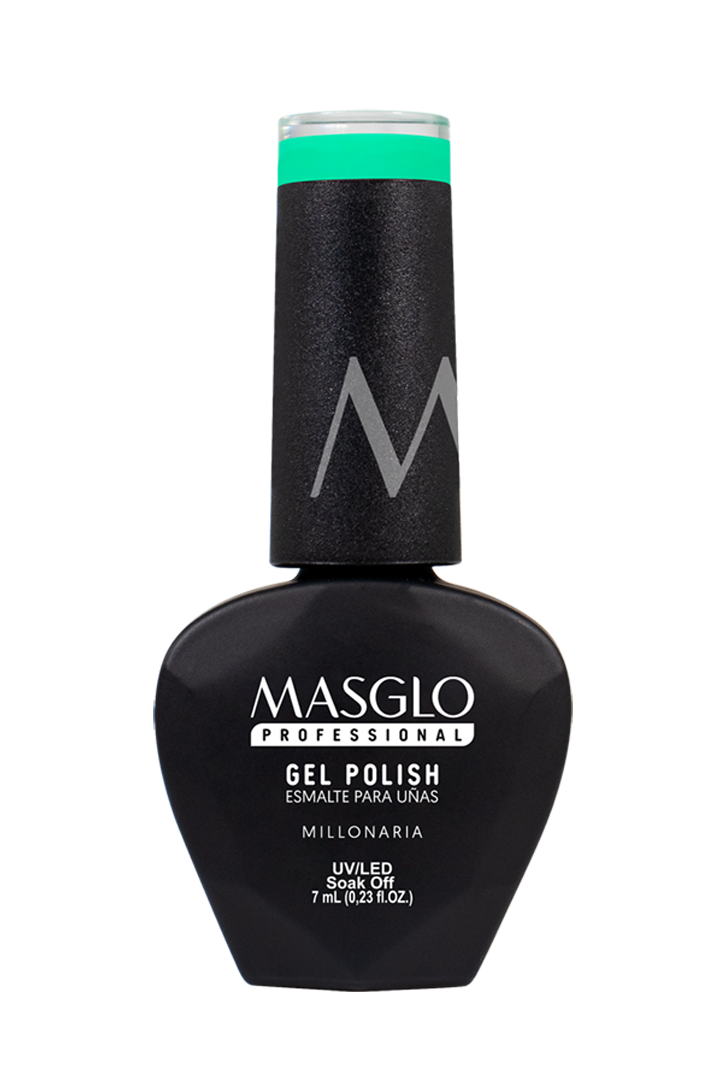 MILLONARIA - ESMALTE SEMIPERMANENTE MASGLO PROFESSIONAL GEL POLISH 7 ML CREMOSO - GAMA VERDE