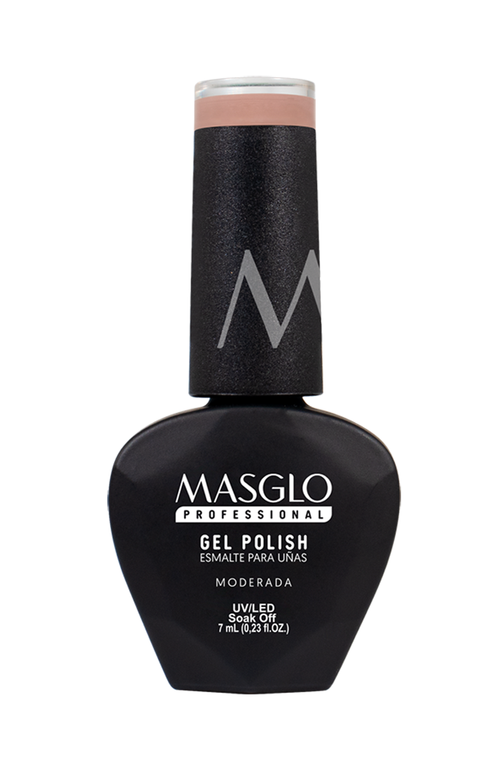 MODERADA - ESMALTE SEMIPERMANENTE MASGLO PROFESSIONAL GEL POLISH 7 ML CREMOSO - GAMA CAFÉ