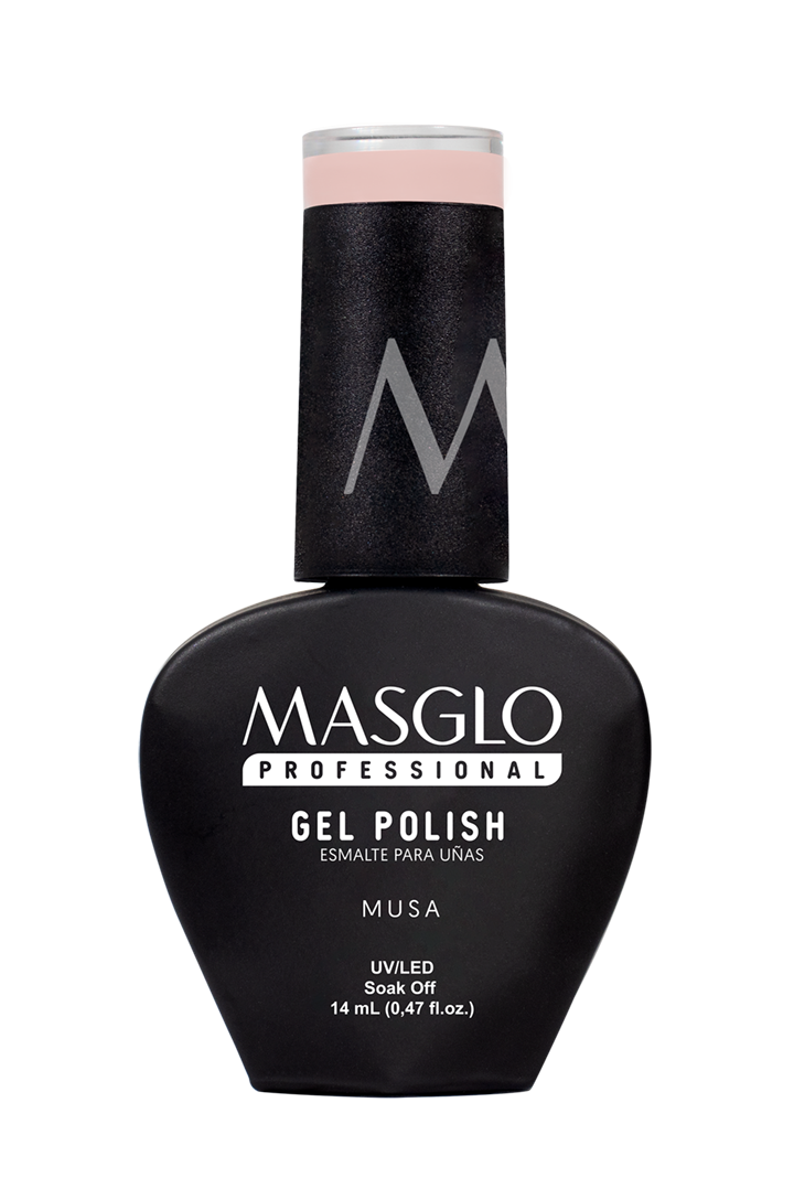 MUSA - ESMALTE SEMIPERMANENTE MASGLO PROFESSIONAL GEL POLISH 14 ML CREMOSO - GAMA MARRON