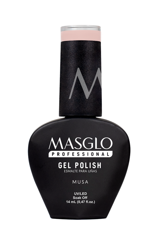 MUSA - ESMALTE SEMIPERMANENTE MASGLO PROFESSIONAL GEL POLISH 14 ML CREMOSO - GAMA MARRON