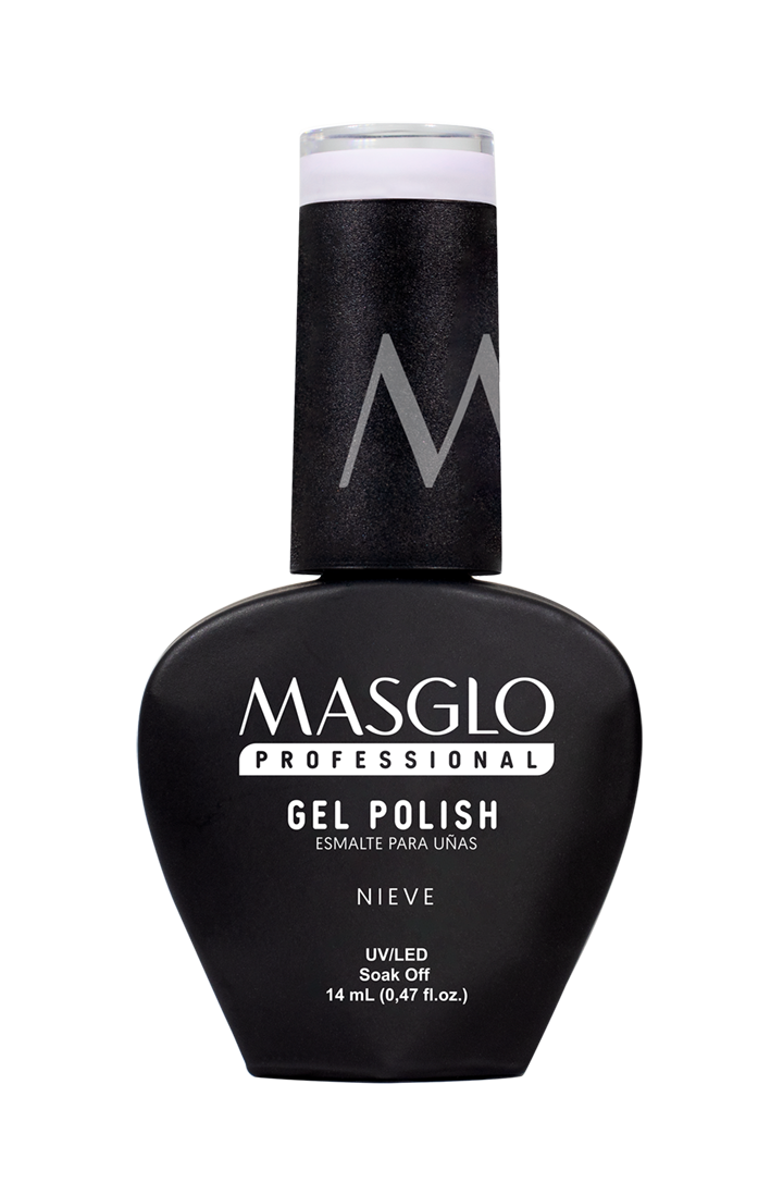 NIEVE - ESMALTE SEMIPERMANENTE MASGLO PROFESSIONAL GEL POLISH 14 ML CREMOSO - GAMA LILA