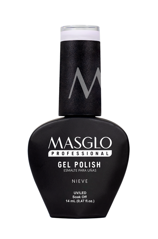 NIEVE - ESMALTE SEMIPERMANENTE MASGLO PROFESSIONAL GEL POLISH 14 ML CREMOSO - GAMA LILA