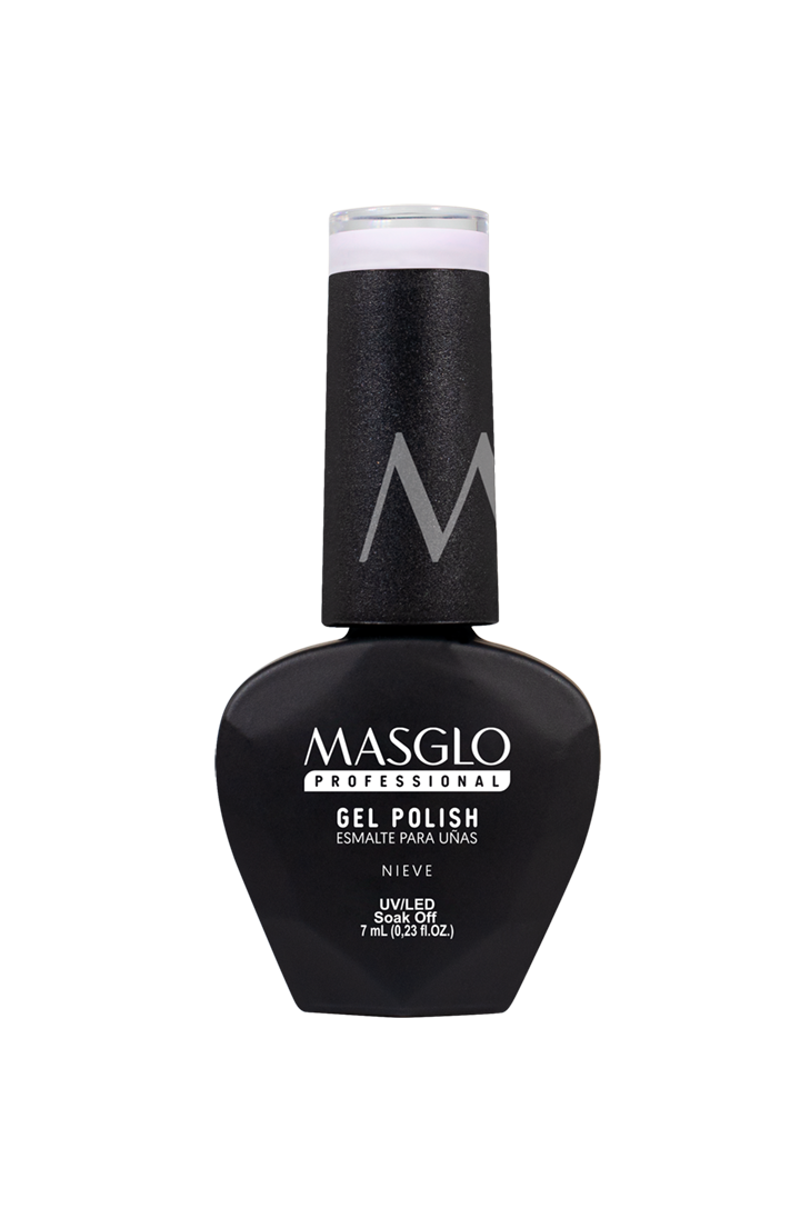 NIEVE - ESMALTE SEMIPERMANENTE MASGLO PROFESSIONAL GEL POLISH 7 ML CREMOSO - GAMA LILA