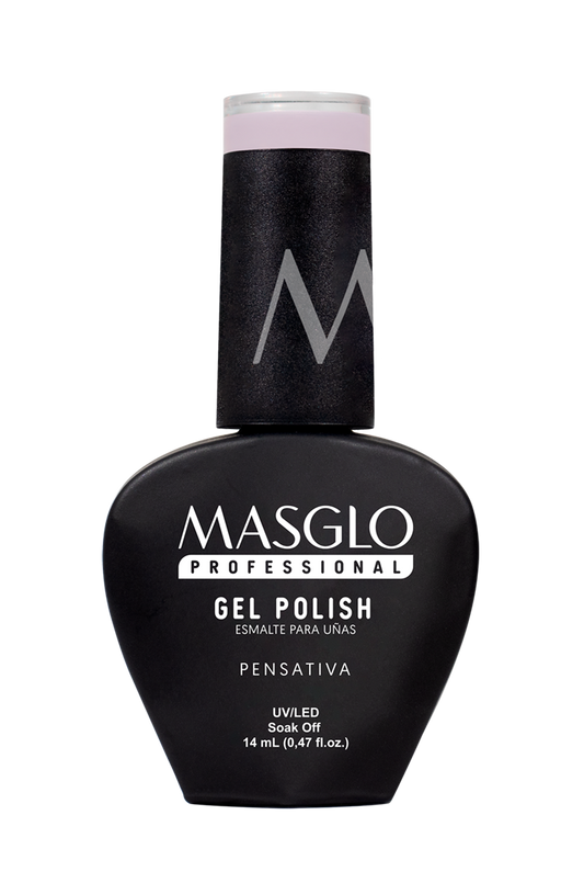 PENSATIVA - ESMALTE SEMIPERMANENTE MASGLO PROFESSIONAL GEL POLISH 14 ML CREMOSO - GAMA GRIS