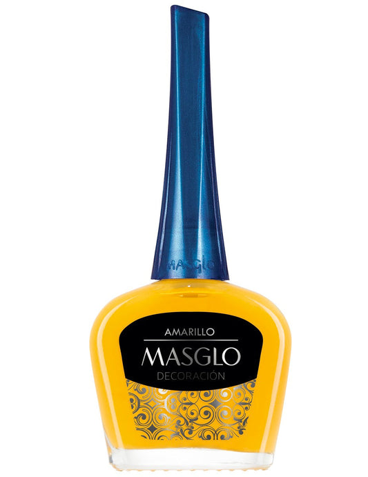 AMARILLO - ESMALTE DECORACIÓN ESTANDAR MASGLO 13,5 ML - GAMA AMARILLO