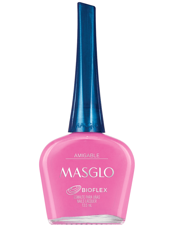 AMIGABLE - ESMALTE TRADICIONAL CREMOSO MASGLO 13,5 ML - GAMA FUCSIA